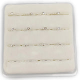 925 Sterling Silver Hoop Nose Ring 22G Huggie Tragus Earring Piercing Jewelry