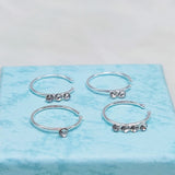 16pcs 925 Silver Nose Rings Hoops Crystal Studs Body Jewelry