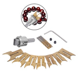 16pcs Wooden Beads Drills Router Beads Milling Cutter 14-25mm Carbide Ball Blade