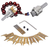 16pcs Wood Beads Drills Router Beads Milling Cutter 14-25mm Carbide Ball Blade
