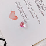16pcs Glass Flower Oval Love Wax Cord Earrings Supplies
