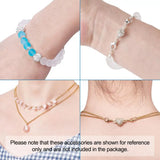 16sets Alloy Rhinestone Magnetic Clasps with Lobster Claw Clasps Heart and Round