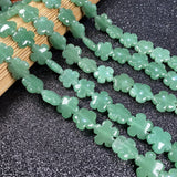 16x16mm Natural Stone Quartz Crystal Agates Turquoises Beads Flower Shape