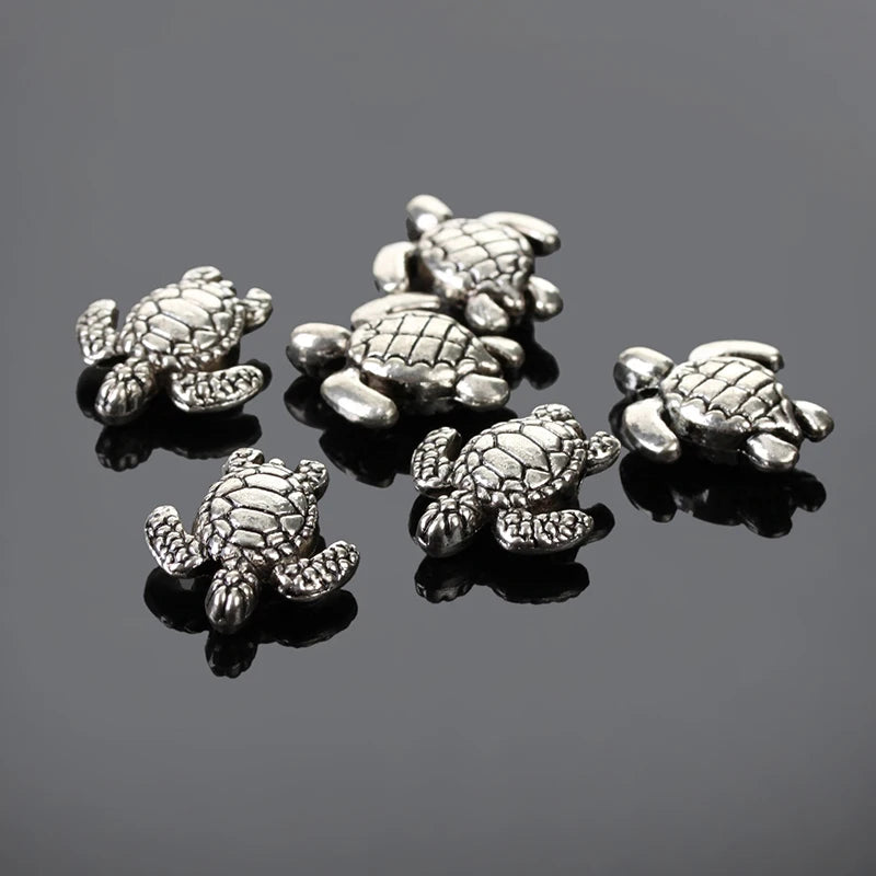 Sea Turtle Spacer Beads Charms Findings Jewelry Making Accessories