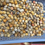 Natural Chrysanthemum Stone Beads 16x18mm Column Shape 10 Pieces