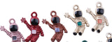 40Pcs Mix Styles KC Alloy Spaceman Pendants Jewelry Charms Making Findings