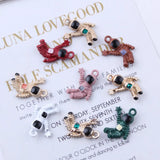 40Pcs Mix Styles KC Alloy Spaceman Pendants Jewelry Charms Making Findings