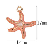 20pcs Sweet Style Starfish Pendant DIY Jewelry Making Accessories