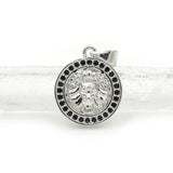 Micro Pave CZ Chimera Relief Charm for Necklaces