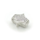 Micro Pave Clear CZ Eye Beads for DIY Bracelets or Necklaces