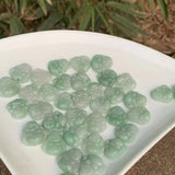 17MM Natural Burma Jade Buddha Necklace Pendant Good Luck Gift