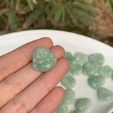 17MM Natural Burma Jade Buddha Necklace Pendant Good Luck Gift
