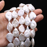 17-18mm Freshwater Baroque Pearl Spacer Beads for DIY Jewelry Making