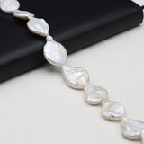 17-18mm Freshwater Baroque Pearl Spacer Beads for DIY Jewelry Making