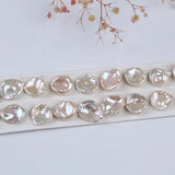 17-18mm Natural Keshi Freshwater Loose Pearls for Jewelry Making