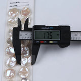 17-18mm Natural Keshi Freshwater Loose Pearls for Jewelry Making