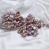 17-25mm Big Grain Purple Baroque Pearl Beads for Jewelry Making