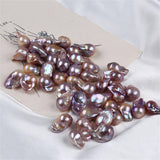 17-25mm Big Grain Purple Baroque Pearl Beads for Jewelry Making