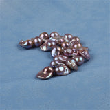 17-25mm Purple Genuine Natural Pearl Beads for Jewelry Making