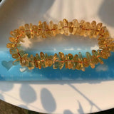 6MM Natural Citrine Bracelet Crystal AAAAA Yellow Gemstone Brazil Wealthy Stone