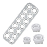 Cavities Rings Epoxy Resin Mold Necklace Pendant Earrings Silicone Mould