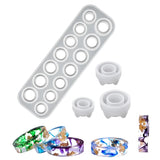 Cavities Rings Epoxy Resin Mold Necklace Pendant Earrings Silicone Mould
