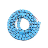 17 Colors 5X5mm Natural Hematite Stone Spacers Loose Beads