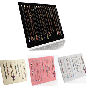 17-Hook Jewelry Box Stand Holder Rack for Necklaces Bracelet Chain Storage