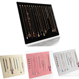 17-Hook Jewelry Box Stand Holder Rack for Necklaces Bracelet Chain Storage