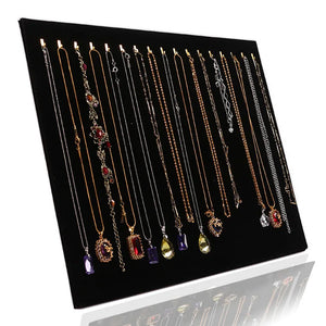 17 Hooks Jewelry Organizer Display Stand Necklace Chain Rack