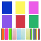 17 Pack Reading Guide Strips Colored Overlay Highlight Bookmarks