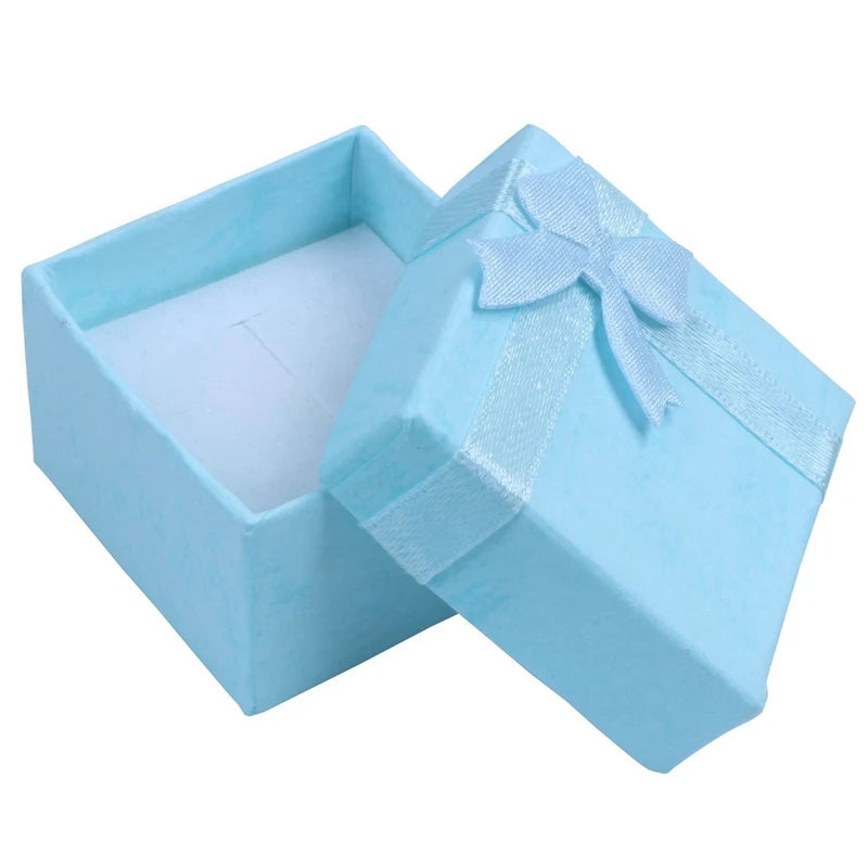 17 Pc Jewelry Gift Boxes Set, 5 Pcs 8.5 X 5Cm & 12 Pcs 4 X 4Cm