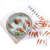 17 Pcs 3D Goldfish Duckweed Epoxy Filler Stickers DIY Jewelry Resin Painting