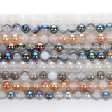 17 Crystal Agate Glass Beads 6/8/10mm Loose Spacer Charm DIY Jewelry Making
