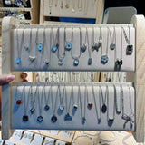 17 Digits Necklace Display Stand Bracelet Jewelry Hanger Storage Holder Rack
