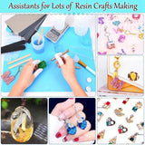 170Pcs Resin Tool Starter Kit with Silicone Sheet, Drill, Sandpapers, Scale