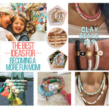 6MM Clay Beads for Bracelet Making DIY Jewelry Kit