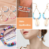6MM Clay Beads for Bracelet Making DIY Jewelry Kit