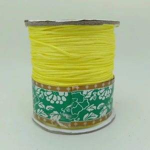 175Yd 1.5mm Yellow Nylon Beading Thread For Macrame Bracelet