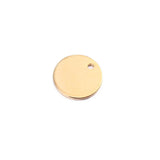 20PCS Brass Round Disk End Charms Earrings Findings Wholesales