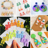 178PCS Polymer Clay Earring Cutter Stainless Steel Mold DIY Earrings