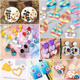 178PCS Polymer Clay Earring Cutter Stainless Steel Mold DIY Earrings