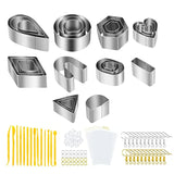 178Pcs Polymer Clay Cutters Set for Earring Jewelry Making