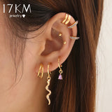 Vintage Purple Ear Cuffs Set for Women