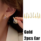 Pearl Butterfly Ear Clips Metal Plated Earring Claw for Women