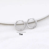 14K Brass Round Earrings Hoops High Jewelry Findings