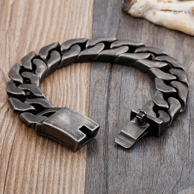 17MM Stainless Steel Bracelet for Men