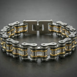 17MM Stainless Steel Motorcycle Chain Bracelet for Men