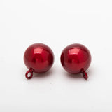 17MM Round Metal Jingle Bells Pendant Charms Necklace Accessories