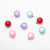 17MM Round Metal Jingle Bells Pendant Charms Necklace Accessories